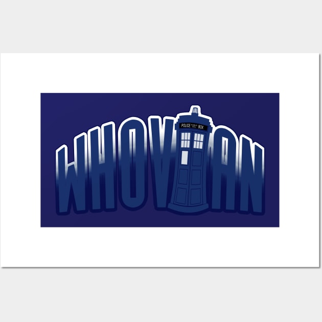 Whovian Wall Art by SquareDog